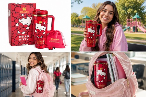 Red hello kitty - red, |