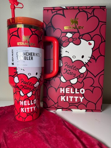 Hello kitty red - cup, car